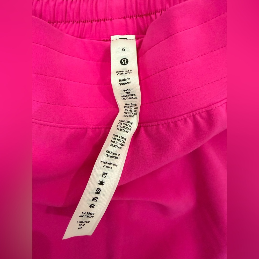 lululemon athletica Neon Pink Athletic Mini Skirt - Picture 4 of 4
